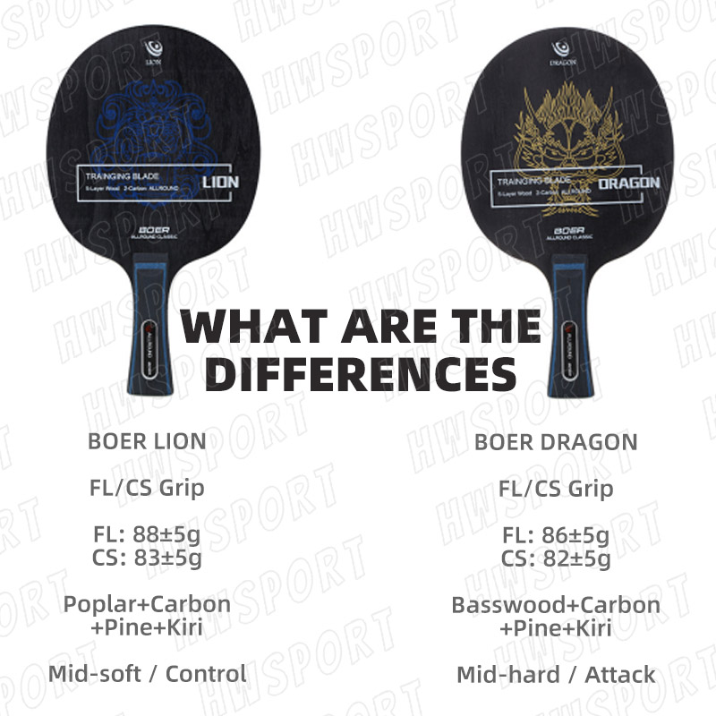 BOER LION DRAGON Table Tennis  - Table Tennis Zhang Jike ulasan dan harga