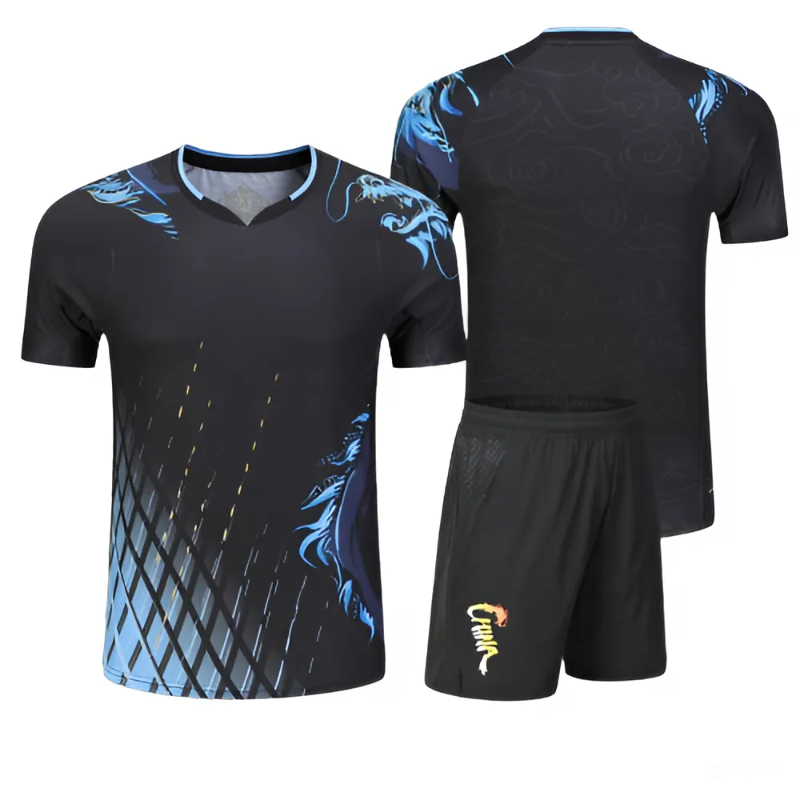 Print Badminton Tennis T-shirt - Table Tennis Zhang Jike ulasan dan harga