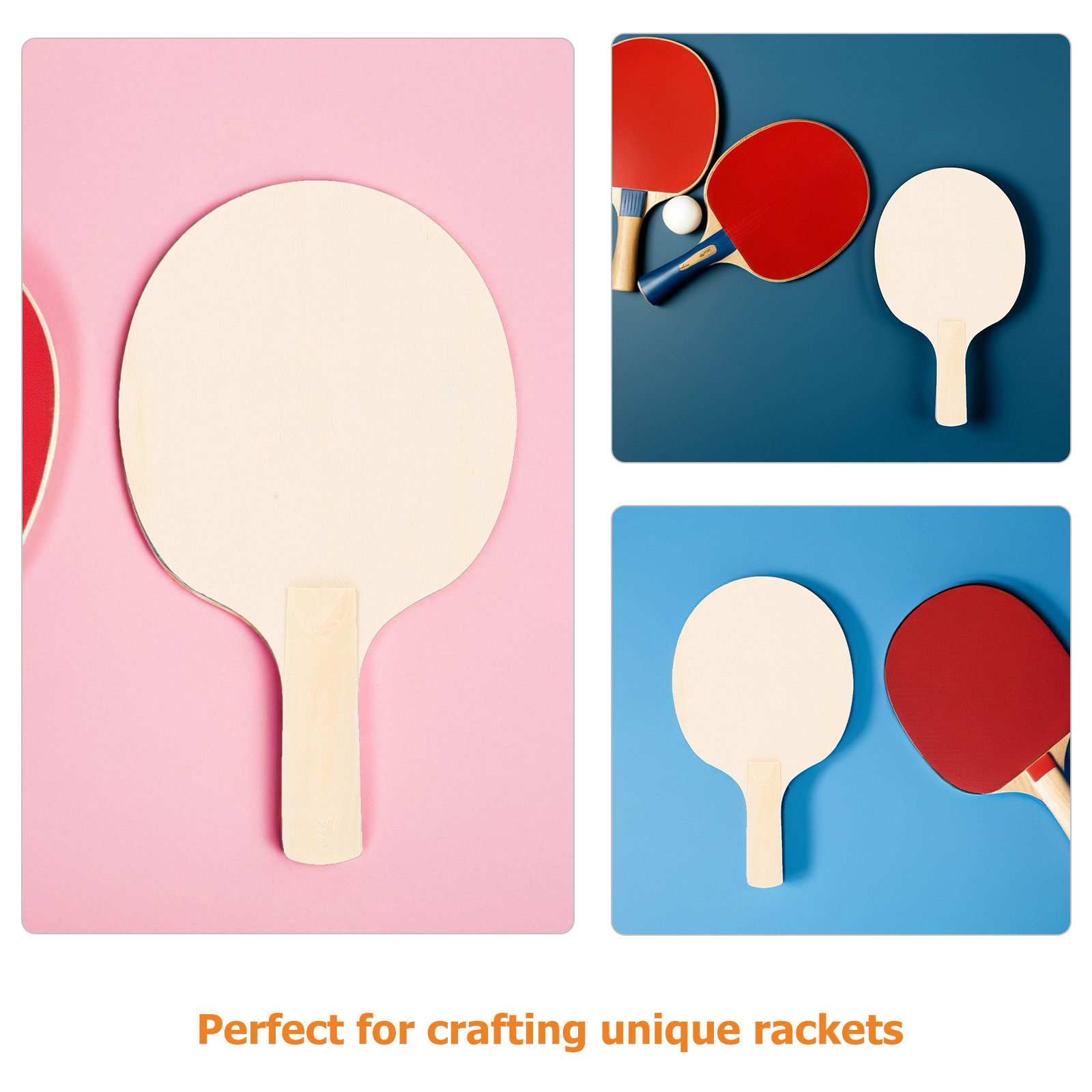 12Pcs DIY Table Tennis Paddle  - Table Tennis Racket ulasan dan harga